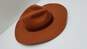 Frye Cognac Wool Wide Brim Cowboy Hat w/ Leather Belt - WM's O/S image number 2