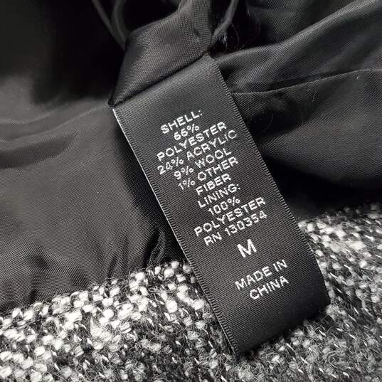 Karl Lagerfeld for Impulse Women's Black/Gray Tweed Full Zip Jacket Size M NWT image number 5