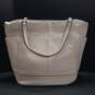 Authenticated Women's Coach Leather North/South Park Tote Bag w/Signature Wallet image number 6