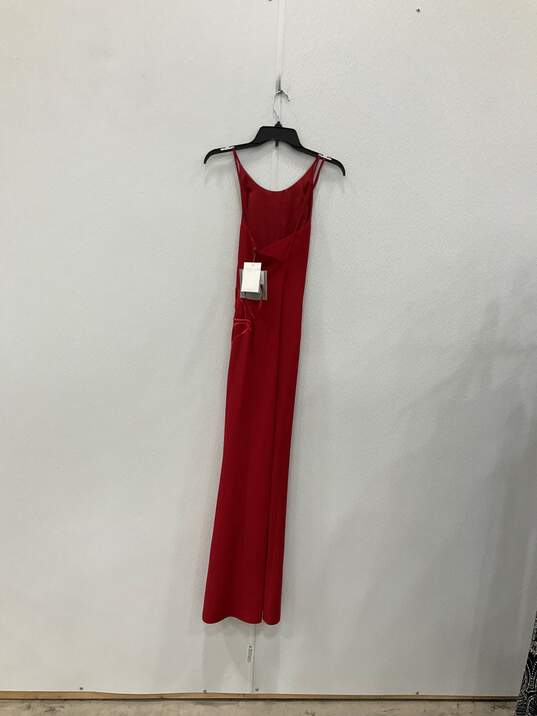 NWT Reggio Women 4 Long Red Dress image number 4