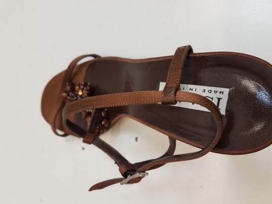 ISAAC Brown Ankle Strap Sandal Women's Size 9.5 image number 8