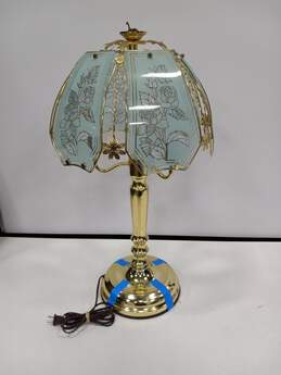Vintage Lamp w/ Glass Shade alternative image