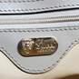 Authenticated Gucci Beige Leather Front Pocket Round Shoulder Bag image number 6