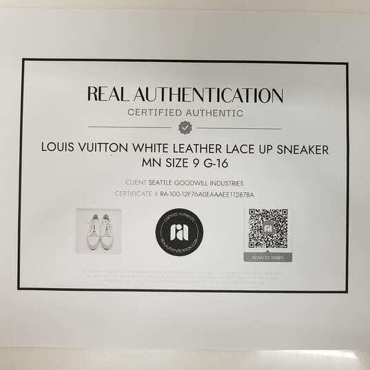 Louis Vuitton Tri-Color Clipper Leather Sneakers men's Size 10