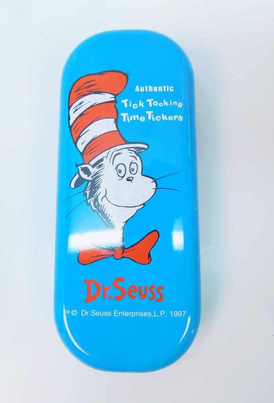Vintage 1997 Authentic Dr. Seuss Tick Tocking Time Tickers Watch 95.3g image number 1
