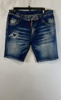 Dsquared2 Blue Denim Shorts - Size 52 (US XL)