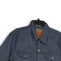 Levi Strauss & Co. Womens Blue Denim Long Sleeve Button-Front Jacket Size L image number 3