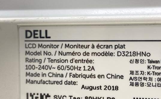 Dell D3218HN 31" Monitor image number 6