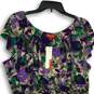 NWT Womens Multicolor Floral Scoop Neck Sleeveless Short Mini Dress Size XL image number 3