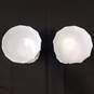 Set of 2 White Milk Glass image number 2