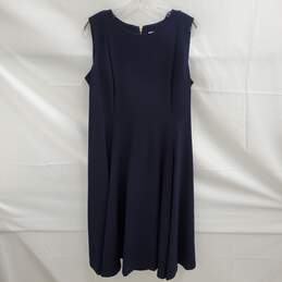 Calvin Klein Navy Sleeveless Dress NWT Women's Size 16