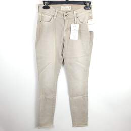Lucky Brand Women Beige Skinny Jeans Sz 24 NWT