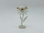 Vintage Yellow & White Mod Flower Brooches & Necklace 65.3g image number 3