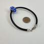 Designer Pandora 925 Sterling Silver Blue Glass Charm Bracelet image number 4