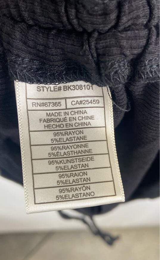 Steve Madden Black Ruched Mini Dress - Size Medium image number 5
