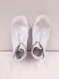 Nike Flex Runner 2 (GS) Athletic Shoes Triple White DJ6038-100 Size 6.5Y Women's Size 8 image number 7