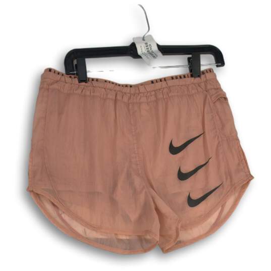 Nike Womens Pink Running Vision Elastic Waist Pull On Athletic Shorts Size M image number 1