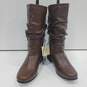 St. John's Bay Women's Brown Jarrett Slouch Boots Size 8M NWT image number 1