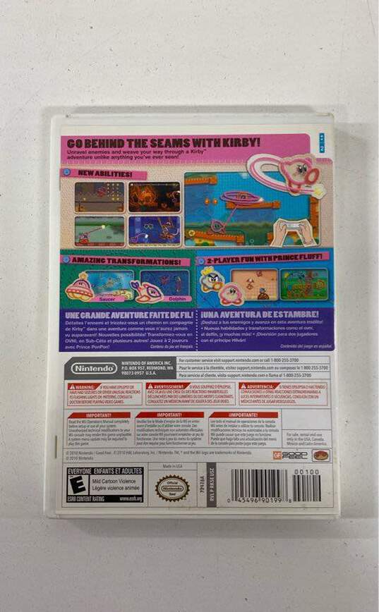 Kirby's Epic Yarn - Nintendo Wii (CIB) image number 2