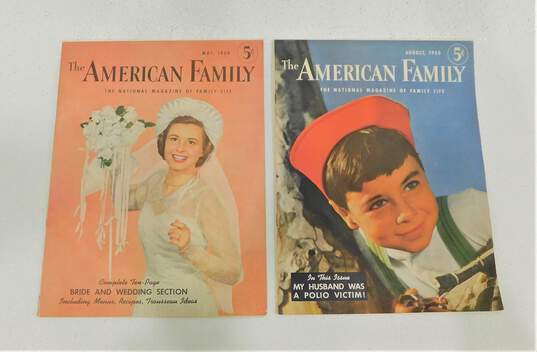 VTG American Family Magazine Lot of 8 1950 & 1951 & 1953 image number 2