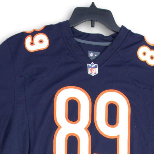 Nike Mens Blue Orange Chicago Bears Mike Ditka #89 NFL Football Jersey Size XL image number 3