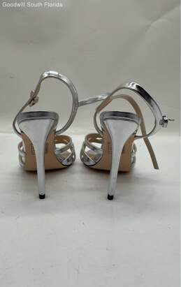 Forever 21 Womens Silver High Heels Size 6 alternative image
