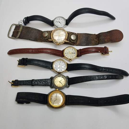 Vintage Women's Timex Mixed Stainless Steel Watch Collection image number 2