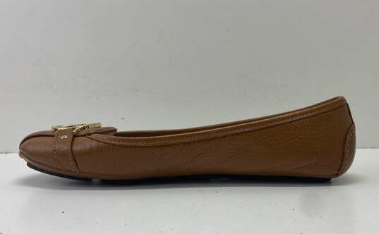 Michael Kors Brown Leather Flats Loafers Shoes Size 8.5 M image number 2