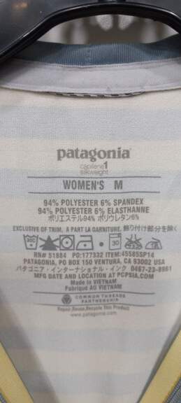 Patagonia Women's Yellow & Gray Striped T-Shirt Size M alternative image