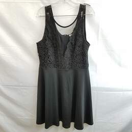 Grace Karin Women's Black Lace Sleeveless V-Neck Dress Size 2XL