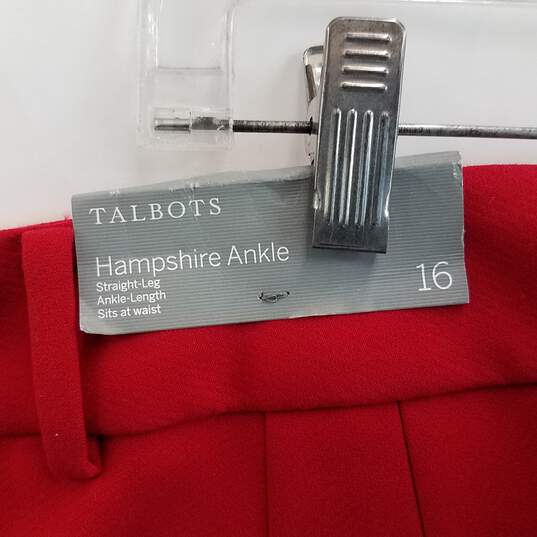 Buy the Talbots Hampshire Ankle Straight-Leg Size 16