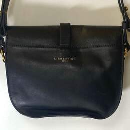 Liebeskind Black Leather Flap Crossbody Bag alternative image