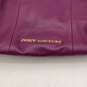 Juicy Couture Womens Purple Leather Double Handle Zipper Shoulder Handbag image number 6