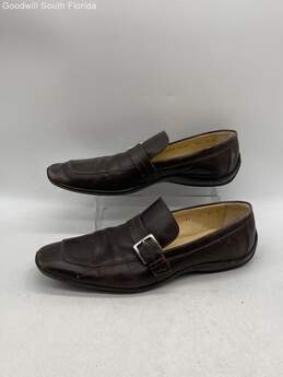 Authentic Salvatore Ferragamo Mens Brown Shoes Size 9.5