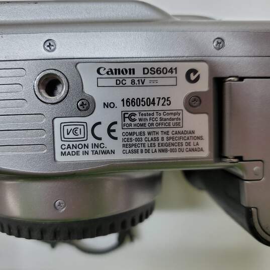 Canon EOS 6.3MP Digital Rebel Camera BODY ONLY Silver image number 5