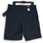 NWT Veece Mens Blue Slash Pocket Flat Front Chino Shorts Size 36 image number 2