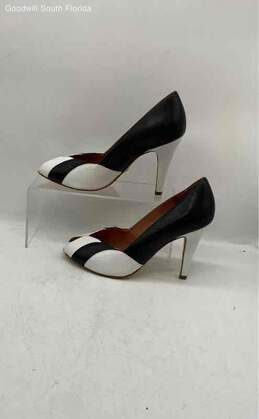 Vero Cuoio Womens White Black Heels Size 6.5