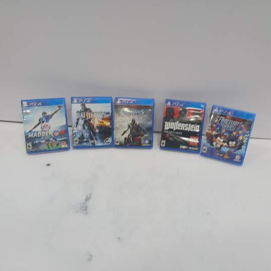 5pc Bundle of Assorted Sony PlayStation 4 Video Games image number 1