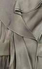 NWT Elie Tahari Womens Patrice Navy Sleeveless Ruffle Midi Sheath Dress Size 8 image number 4
