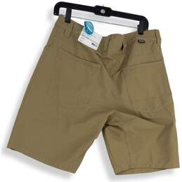 NWT Patagonia Mens Khaki Flat Front Zipper Pocket Chino Shorts Size 34 alternative image