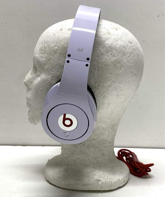 Beats by Dr. Dre Studio Wired Monster Over The Ear Headphones White with Case image number 4