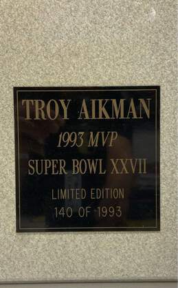 Troy Aikman - Dallas Cowboys Signed 8x10 Photo Plaque alternative image