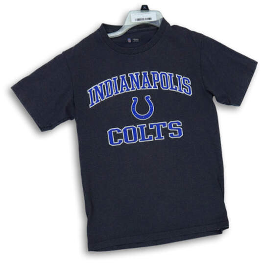 Buy the Mens Black Indianapolis Colts Short Sleeve Football T-Shirt Size  Small