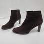 Stuart Weitzman Women's Brown Suede Ankle Boots Size 10 AUTHENTICATED image number 1