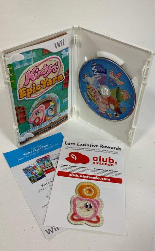 Kirby's Epic Yarn - Nintendo Wii (CIB) image number 3