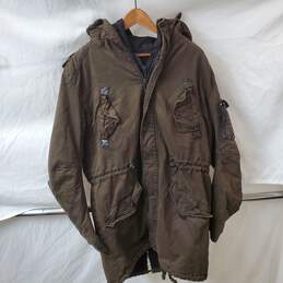 Women's Brown Rogue Utility Jacket Sherpa Lined Size L