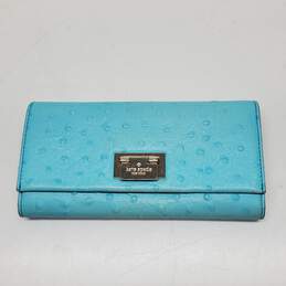Kate Spade Turquoise Leather Wallet