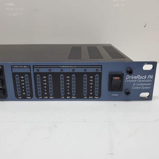 DBX DriveRack PA Complete Equalization & Loudspeaker Control System DBXPAV image number 4