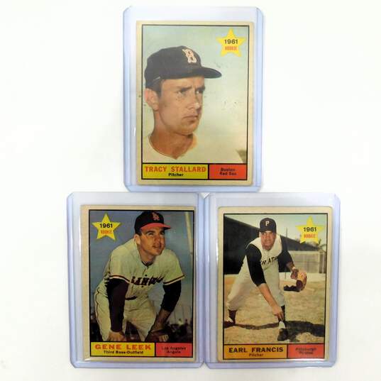 (3) 1961 Topps Baseball Rookie Cards image number 2