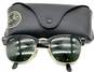 Ray Ban RB3016 Clubmaster Black Frame Sunglasses W/Case image number 7